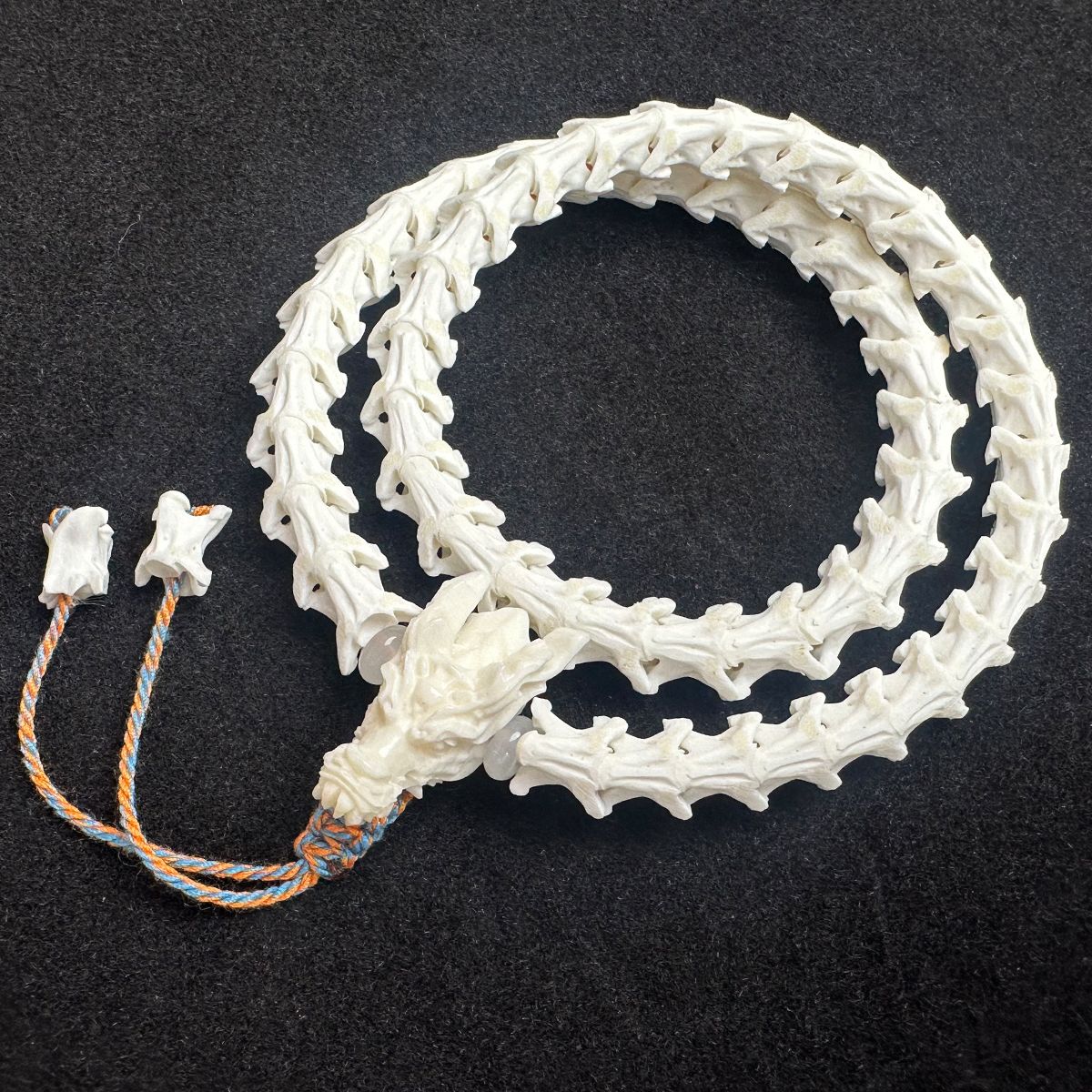 Unique Snake Bone Wrap Bracelet – Gothic Fashion Statement Jewelry