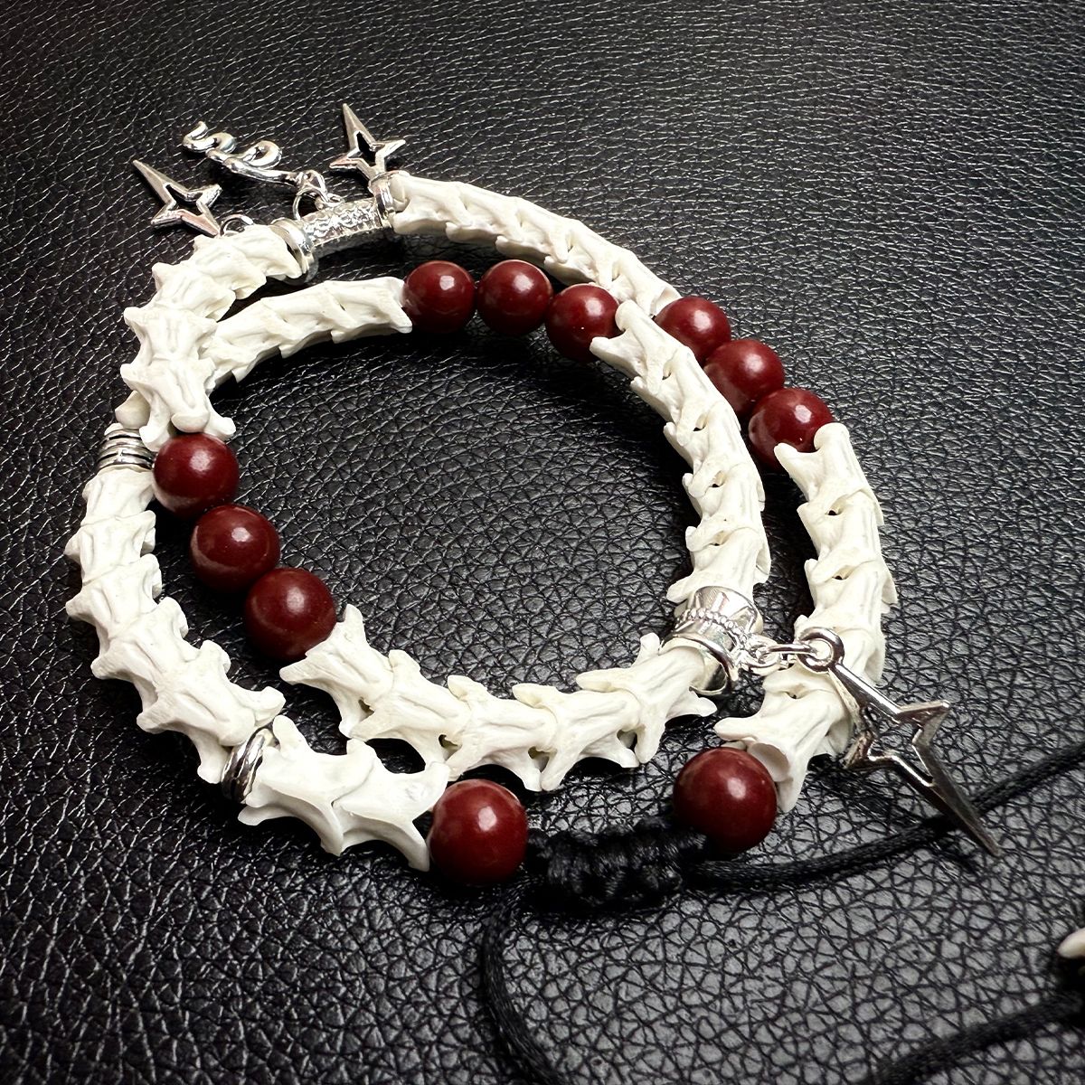 Original natural snake bone bracelet niche simple bracelet couple jewelry high-end gift