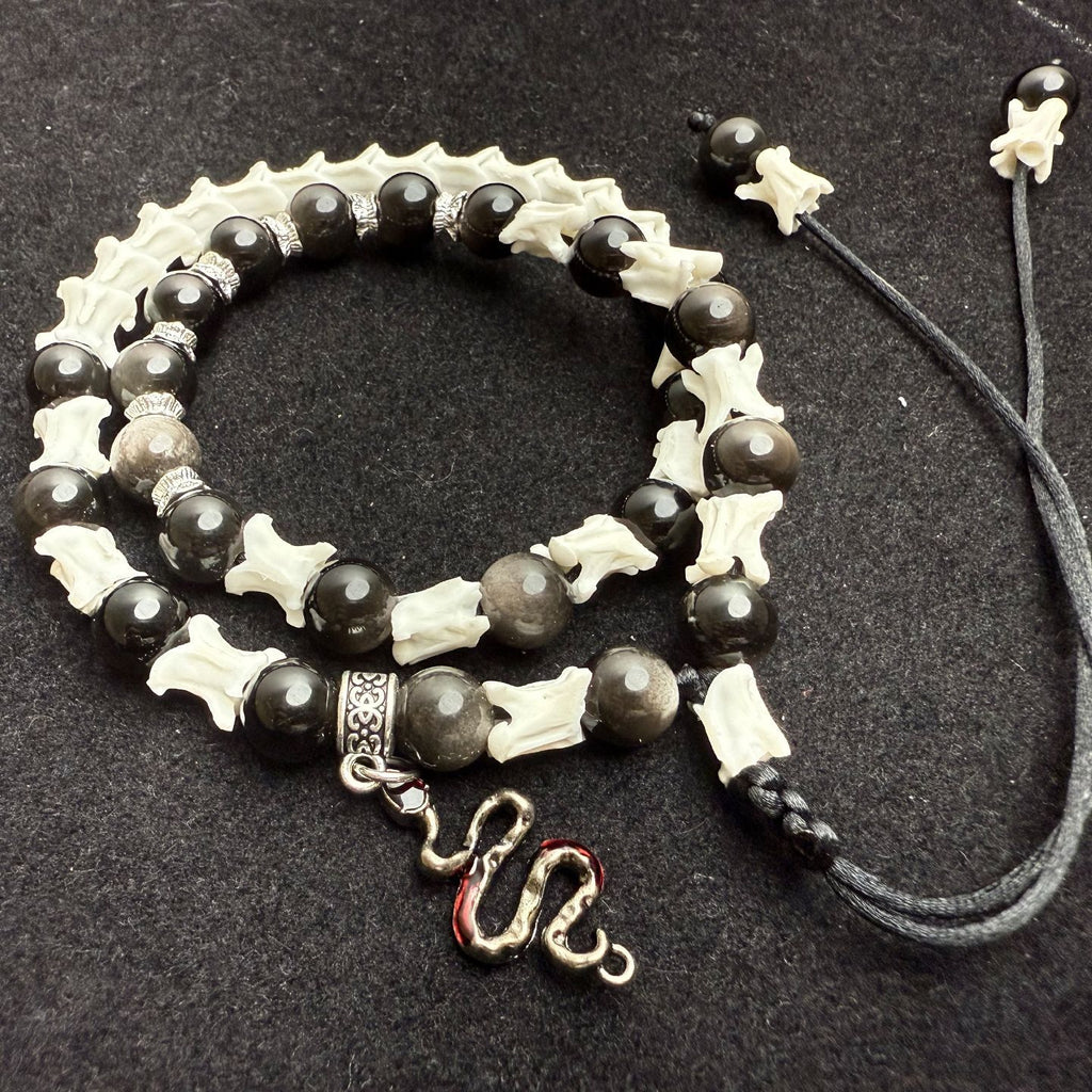 Bonded in Bone: Original Snake Bone Bracelets