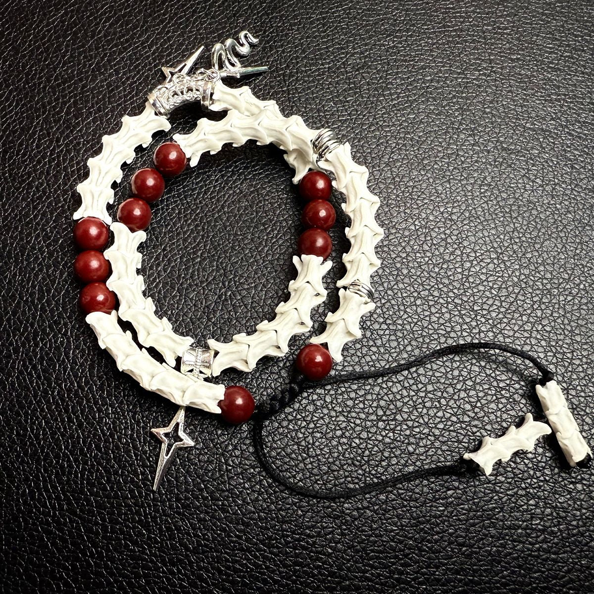 Original natural snake bone bracelet niche simple bracelet couple jewelry high-end gift