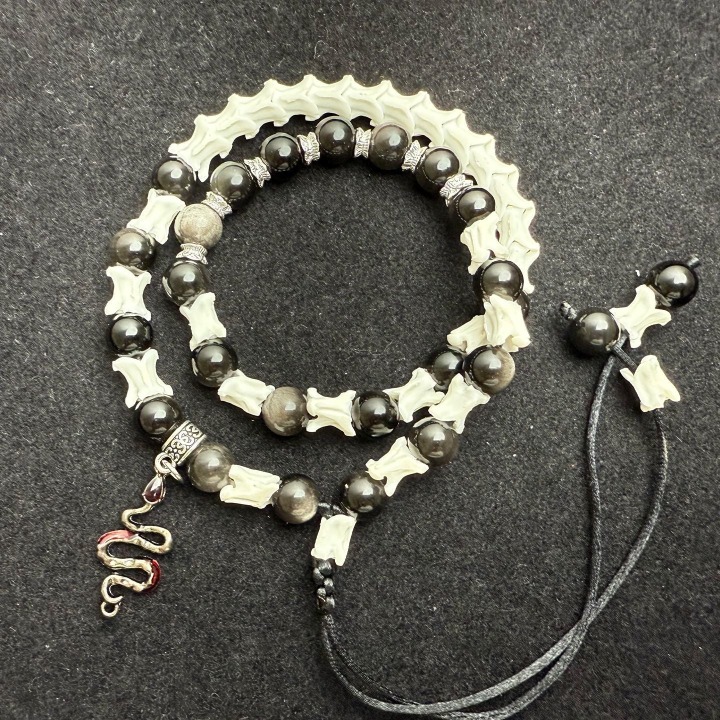 Bonded in Bone: Original Snake Bone Bracelets