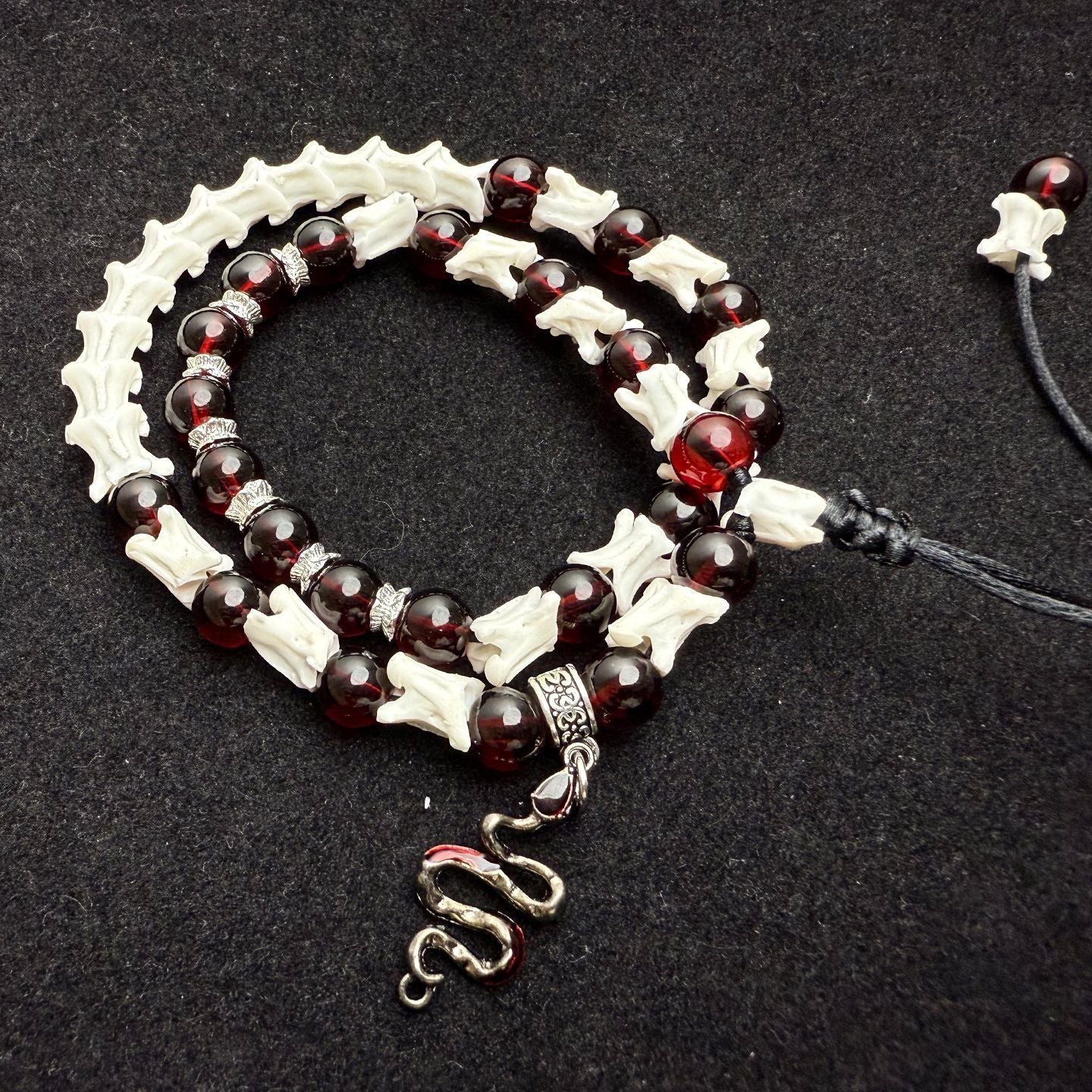 Bonded in Bone: Original Snake Bone Bracelets