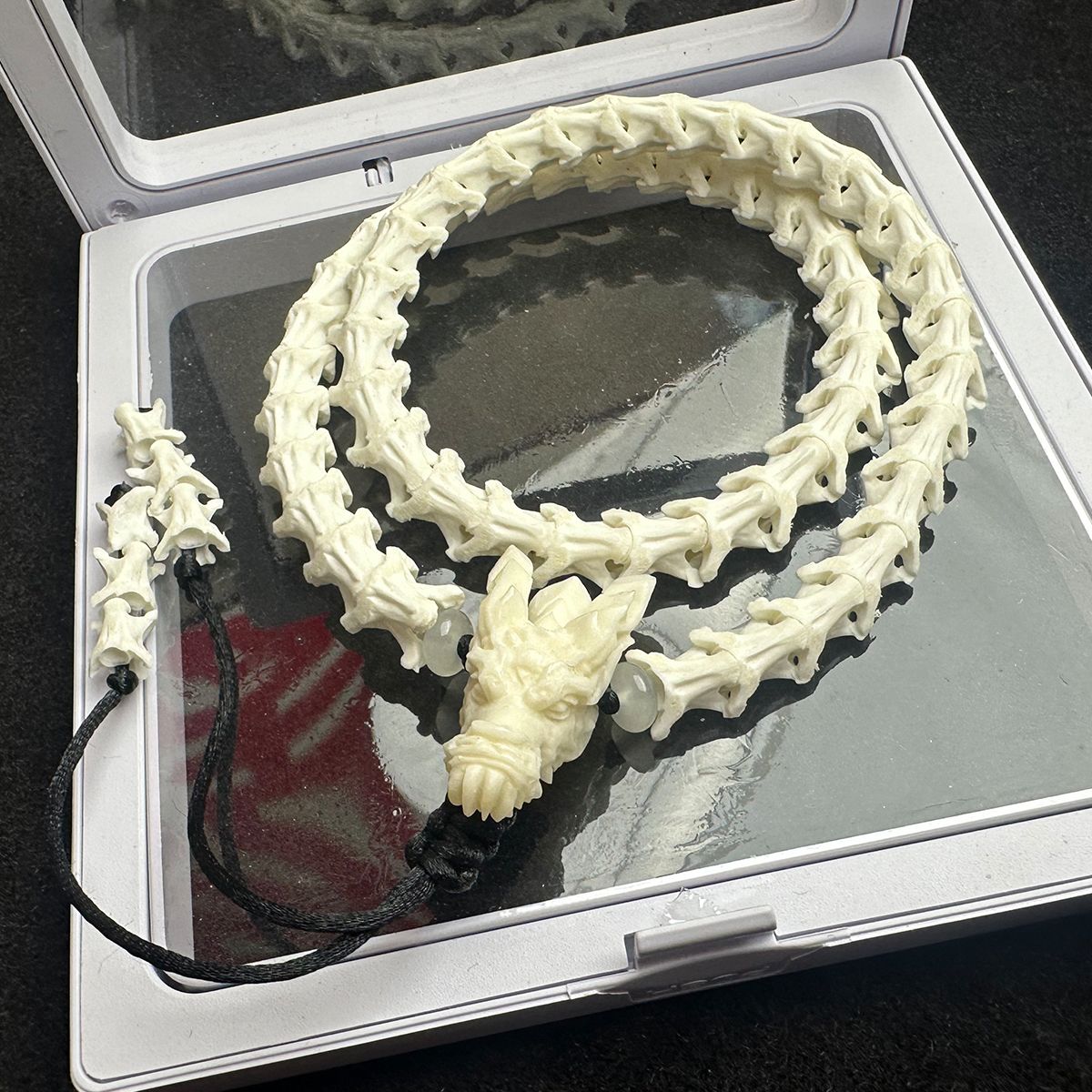 Unique Snake Bone Wrap Bracelet – Gothic Fashion Statement Jewelry