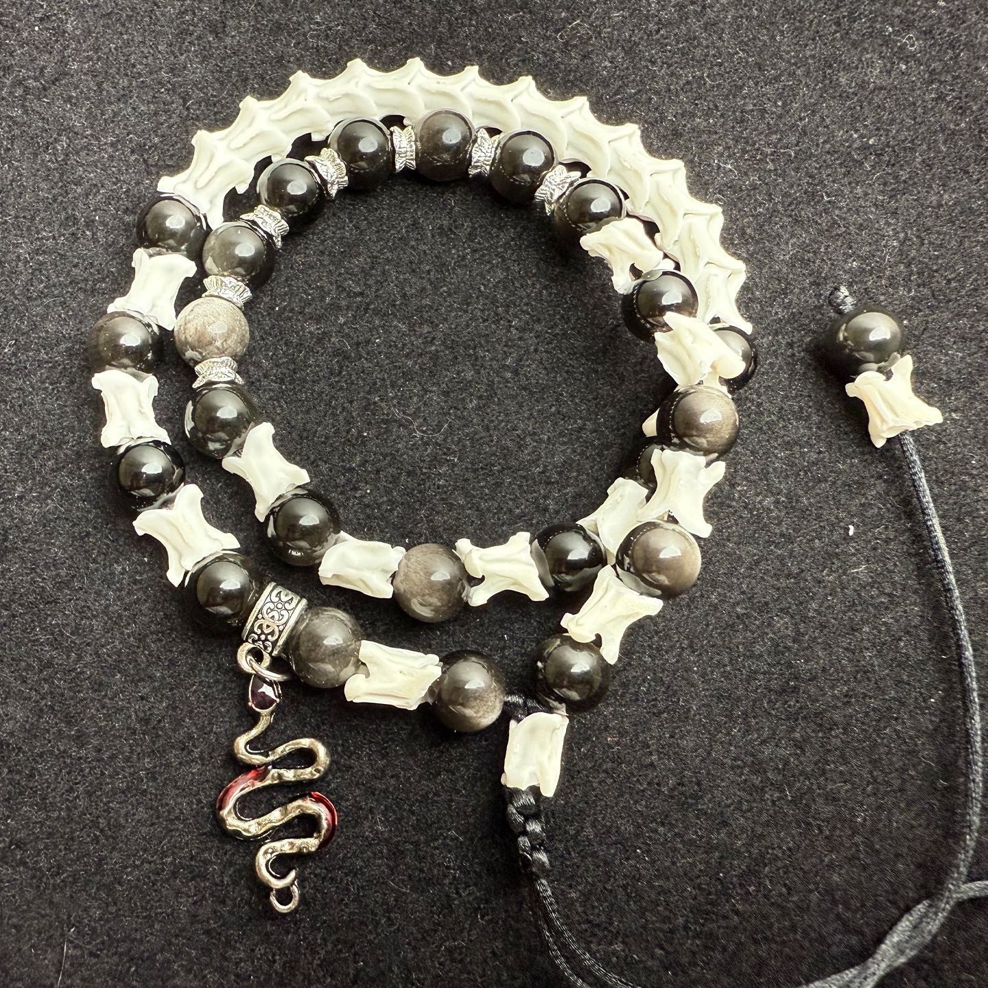 Bonded in Bone: Original Snake Bone Bracelets