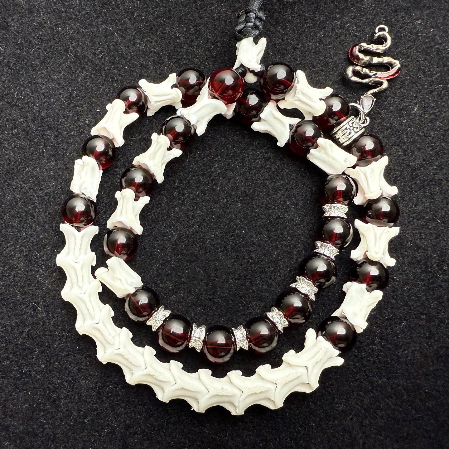 Bonded in Bone: Original Snake Bone Bracelets